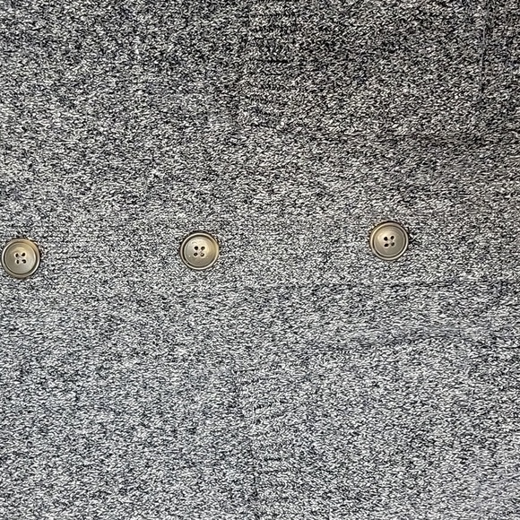 Old Navy Men's Charcoal Cardigan with Geometric Pattern Sz Med Grandpa Academia - Picture 4 of 5